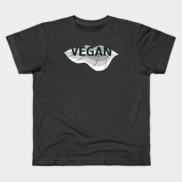 Vegan Kids T-Shirt by dddesign